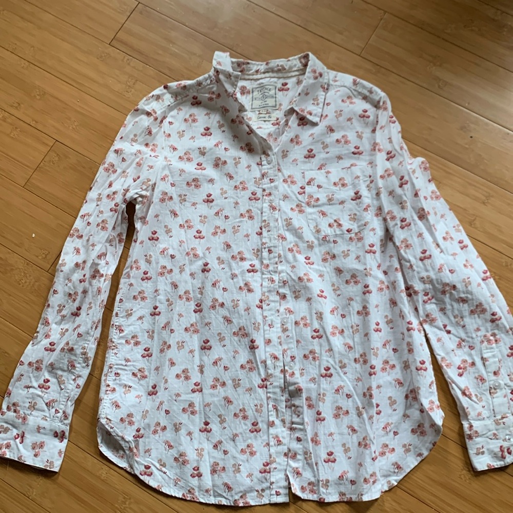 Women’s Fat Face button down floral shirt